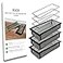 SEAL360 Floor Vent Screen Net Air Vent Filter Mesh Catches Toys Snacks Pet Hair and Pet Food Keeps Bugs Out Patented 4x10 3Pack
