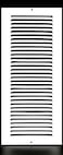 HVAC Premium 8 x 18 Duct Opening Flat Stamped Steel Return Air Grille Sidewall and Ceiling HVAC Vent Duct Cover White Outer Dimensions 975w X 1975h