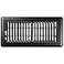 Shoemaker Manufacturing Shoemaker 4x10 Floor Register Black Heavy Duty Metal Floor Vent Cover for Home Floors Premium Forced Air Vent Covers