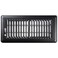 Shoemaker Manufacturing Shoemaker 4x10 Floor Register Black Heavy Duty Metal Floor Vent Cover for Home Floors Premium Forced Air Vent Covers