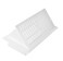 Hartford Ventilation Pop Up Floor Vent Register 4 x 10Duct Opening Air Vent Deflector for Home HeatAC Extender for Under Furniture Couch Cabinetry Floor or Ceiling Use 1 White
