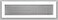 HVAC Premium 8 x 30 Cube Core Eggcrate Return Air Grille Aluminum Rust Proof HVAC Vent Duct Cover White Outer Dimensions 975 X 3175