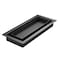 AIRWINKS 4X12 Flooring Vent Cover 12X4 Floor Register Modern Dropin Design HeavyDuty Metal Fits Tile Wood and Other Flooring Inserts Easy AirFlow Adjustment Black Made in North America
