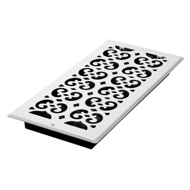 Decor Grates S614WWH WallCeiling Register 6 x 14 Inch White