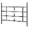 Defender Security Segal S 4767 Carbon Steel Fixed 4Bar Window Grill for Home Security and Child Safety 2114 In Black Black 1 Set