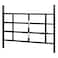 Defender Security Segal S 4767 Carbon Steel Fixed 4Bar Window Grill for Home Security and Child Safety 2114 In Black Black 1 Set