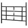 Defender Security Segal S 4767 Carbon Steel Fixed 4Bar Window Grill for Home Security and Child Safety 2114 In Black Black 1 Set
