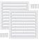 Yaocom 2 Pcs 10 x 10 Inch Aluminum Gable Vents Attic Vents Metal Gable Wall Shed Vent with Screw and Screen Mesh Square Return Louver Grille for Ventilation Exterior Door House Attic Garage Ceiling
