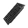 Howeall 4x10 Inches Heavy Duty Walkable Floor Register Easy Adjust Air Supply Lever Floor Vents Seattle Design Vent Cover for Home Floor Matte Black