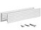 INTERNAL VENTS Door Vent for Interior Doors 16 78 x 3 Two Sided Door Louvers for Bathroom Cabinet Plastic air Vent Grille Outer Dimensions 17 34 x 3 58 for 16 78 x 3 Opening White