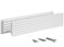 INTERNAL VENTS Door Vent for Interior Doors 16 78 x 3 Two Sided Door Louvers for Bathroom Cabinet Plastic air Vent Grille Outer Dimensions 17 34 x 3 58 for 16 78 x 3 Opening White