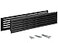 INTERNAL VENTS Door Vent for Interior Doors 16 78 x 3 Two Sided Door Louvers for Bathroom Cabinet Plastic air Vent Grille Outer Dimensions 17 34 x 3 58 for 16 78 x 3 Opening Black