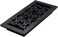 Decor Grates AC614BLK Victorian Floor Register 6 x 10 Inches Cast Iron Black