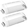 HOPYANE 9155 Inch Adjustable Air Vent Deflectors 2 Pack Clear Magnetic Air Heat Deflector for Sidewall Ceiling Registers and Vents
