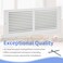 Howeall 14W x 6H Duct Opening Size Steel Return Air Grille Air Return Vent Cover for Ceiling and Sidewall HVAC Air Vent Covers Outer Dimensions 1575W x 775H