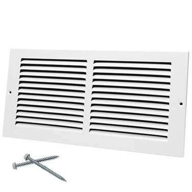 Howeall 14W x 6H Duct Opening Size Steel Return Air Grille Air Return Vent Cover for Ceiling and Sidewall HVAC Air Vent Covers Outer Dimensions 1575W x 775H