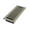 Imperial RG3428 Montezuma Decorative Floor Register 3 x 10Inch Satin Nickel