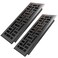 Howeall 4x12 Inches 2 Pack Heavy Duty Walkable Floor Register Easy Adjust Air Supply Lever Floor Vents Seattle Design Vent Cover for Home Floor Oil Rubbed Bronze