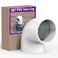 Mxclimate PVC Termination Cap with Stainless Steel Mesh Screen for 2 Schedule 40 PVC Exhaust PipeRound Furnace Roof Vent Cap90Degree