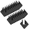 GBGS 20 Pack Hurricane Ties fit 2x4 Wood Rafters13 Gauge22 mm Truss Rafter Tie Brackets for Roof DeckPergolaBlack