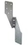Herbert-fty Hurricane Straps Tie Brackets Joist Hanger Galvanizing Face Mount Joist Hangers for Wood Hurricane Ties Widely Applicable Rafter Ties 50pcs Left Rafter Ties