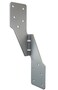 Herbert-fty Hurricane Straps Tie Brackets Joist Hanger Galvanizing Face Mount Joist Hangers for Wood Hurricane Ties Widely Applicable Rafter Ties 50pcs Left Rafter Ties