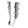Herbert-fty Herbertfty 2X8 Joist Hanger 18 Gauge LU28 Galvanizing Face Mount Joist Hangers for Wood Hurricane Ties Widely Applicable Rafter Ties 25 pk