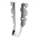 Herbert-fty Herbertfty 2X8 Joist Hanger 18 Gauge LU28 Galvanizing Face Mount Joist Hangers for Wood Hurricane Ties Widely Applicable Rafter Ties 25 pk