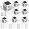 MorningRo 8 Pcs Square Post Bases 1 x 1 Stainless Steel Flange Anchor Bases Heavy Duty Post Brackets for Fence Deck Railing Support