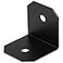 Fanmao 6 Pack 3 L x 3 W x 314 H Steel L Right Angle Brackets Black Corner Braces