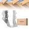 LukLoy 10 Pack 2x4 Joist Hanger 20 Gauge Galvanizing Face Mount Joist Hangers for Wood