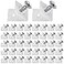 Siyurongg 120 Pcs Drawer Wedges with Screws Drawer Bottom Support Brackets Fixing Mending Wedges Plastic Angle Code Bracket Fasteners Drawer Reinforcement Repair Kit for Furniture Sagging Drawer