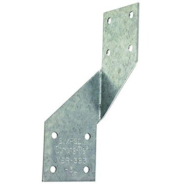 Simpson Strong-Tie Simpson StrongTie H3 H3 18Gauge Galvanized Hurricane Tie Pack of 100