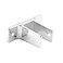 Sentry Supply PrimeLine 6566368 Two Ear Wall Bracket For 114 In Panels Zinc Alloy Chrome Plated Single Pack