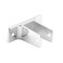 Sentry Supply PrimeLine 6566368 Two Ear Wall Bracket For 114 In Panels Zinc Alloy Chrome Plated Single Pack