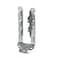 Simpson Strong-Tie Simpson StrongTie LRU28Z LRUZ FaceMount Rafter Hanger Adjustable Slope Wood Construction Connectors 18Gauge Steel for 2x8 Solid Sawn Rafters Pack of 25