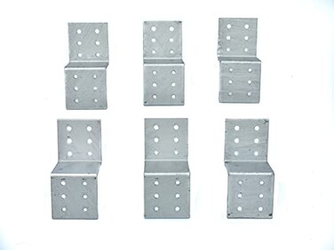 Inventorium Z Bracket 12 Hole 4 14 inch Each face Set of 6
