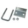 A.A 2 Pack Strut to Beam Clamp with Square UBolt and Nuts 1316 158 Channel 2