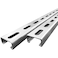 Surprecision Metal Strut Channel with Slotted Back 200mm787 PreGalvanized Steel U Channel 2 Pcs Framing Steel Channel Efficient Support Solution Thickness 08mm Size 41x21mm