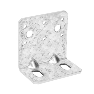 MOZCORN 6 Pack Corner Bracket Heavy Duty L Brackets for Wood HDG Angle Brackets Versatile Corner Brace with Reinforing Ribs and Adjustable Sloted Holes AntiRust 28MM Thickness 315x315x2in