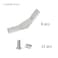 FORRCKY 6Pcs 10 Series 120 Degree Angle Bracket 1010 Aluminum Extrusion Corner 120Deg Joint Connector Brace for 120 Joiner 60deg 1020 1010 Extruded 1 Inch x 1 Inch Aluminium Profile