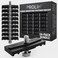 Tacmaster Plus ProLink Chain Link Fence Sign Mounting Brackets Stainless Steel Bolts Easy Installation Reliable Stable Mounting for Outdoor Displays Signs Black Pack of 24