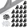 CLAHJQX 20 Sets 2020 Series Aluminum Extrusion Profile Corner Bracket T Slot Aluminium Extruded Profile Rail Accessories Kit with Black 90 Degree Right Angle Connector M5 Drop in T Nuts Bolts