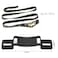 MAIQIYALAN 2PCS Propane Tank HolderOxygen Tank HolderNitrogen Gas Cylinder Holder with 66ft Ratchet Strap and Screws Suitable for rv Propane Tank HolderCylinder Wall Mounted Bracket Black