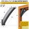 Epcee Heavy Duty 45 Degree Angle Support Bracket 44 Actual 3232 Wood Beam Support Hardware Degree Post Bracket for Gazebos Pagola Porches 4Pcs