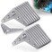Shimeyao 10 Pack 14 Thick Steel Weld on Gussets 3x3 Heavy Duty 90Degree Triangle Tabs 5 Hole Metal Reinforcement Plate for Welding Table Accessories Structural Support Silver