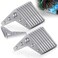 Shimeyao 10 Pack 14 Thick Steel Weld on Gussets 3x3 Heavy Duty 90Degree Triangle Tabs 5 Hole Metal Reinforcement Plate for Welding Table Accessories Structural Support Silver