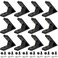 NVAXQF 12Set 45 Degree135 Degree Angle 2020 Series Aluminum Extrusion Profile AccessoriesAluminum Corner Brackets Profile with Mounting Screws and Nuts 45 Degree