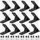 NVAXQF 12Set 45 Degree135 Degree Angle 2020 Series Aluminum Extrusion Profile AccessoriesAluminum Corner Brackets Profile with Mounting Screws and Nuts 45 Degree