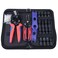 HKS Solar PV Panel Crimping Tool Kit with Crimper Stripper and 8 Pairs Solar connectors and 1Pair Solar Connector Spanner Wrench Crimper Tool for Solar Cable AWG14102546mm